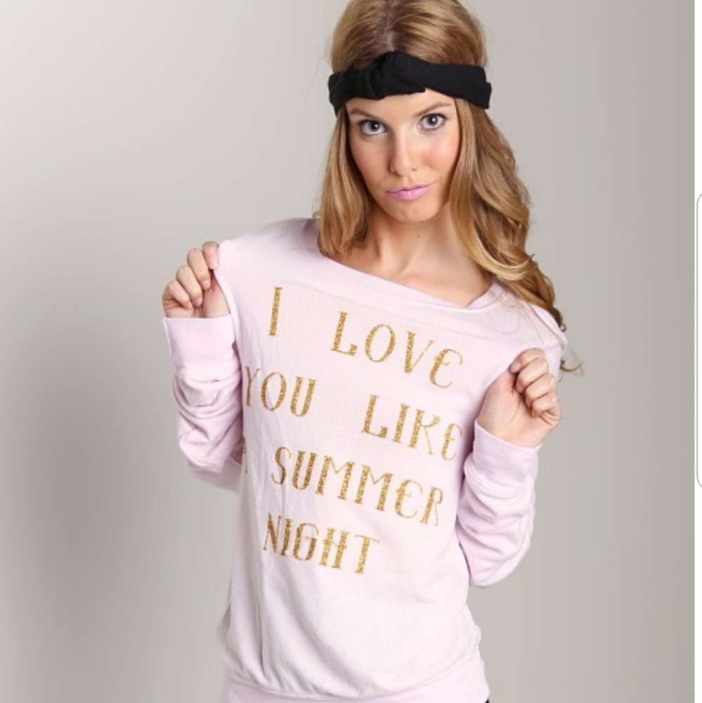 WILDFOX

Love You Like Summer Night Sweater Daisy